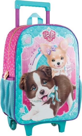 Imagem de Mochila Nylon Com Rodas Jolie Pet Cachorro 162591 - Tlibra