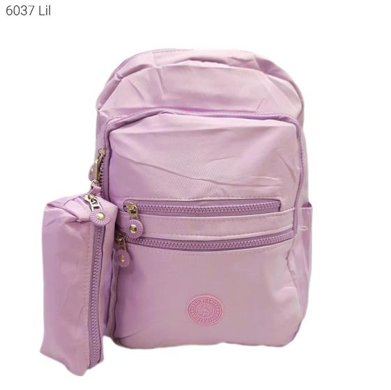 Imagem de Mochila Nylon Tactel Impermeável Superleve com Divisões e Necessaire / Estojo 6037