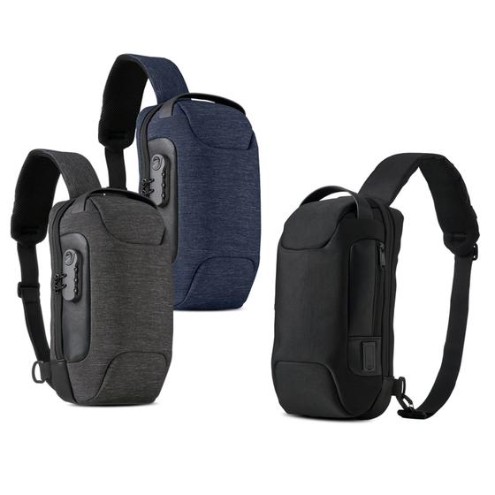 Imagem de Mochila Ombro Shouderbag Reforçada sistema com trava  - Cinza