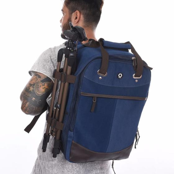 Imagem de Mochila Para Câmera Photopro Style Azul