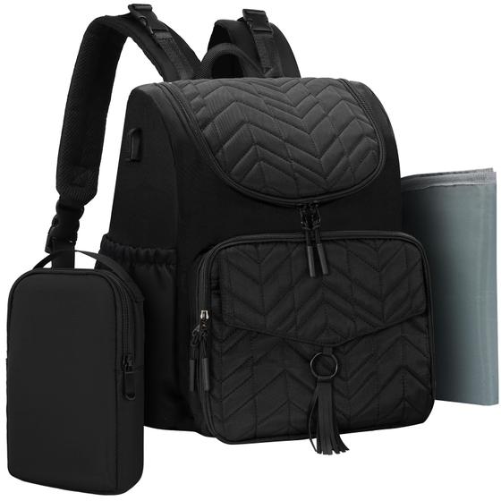 Imagem de Mochila para Fraldas LASUK de Grande Capacidade - Com Acessórios