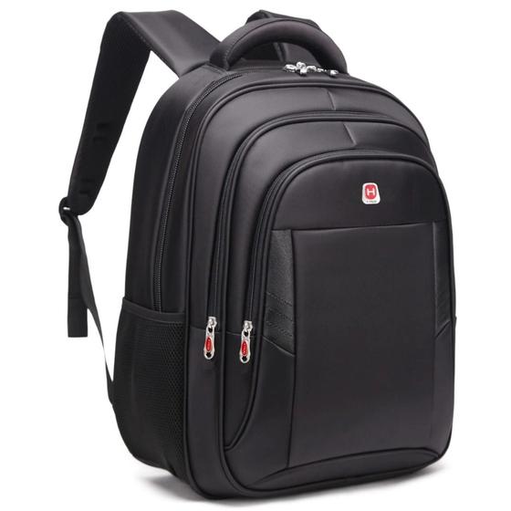 Imagem de Mochila para Notebook Alças e Costas espumadas + hub - Preta