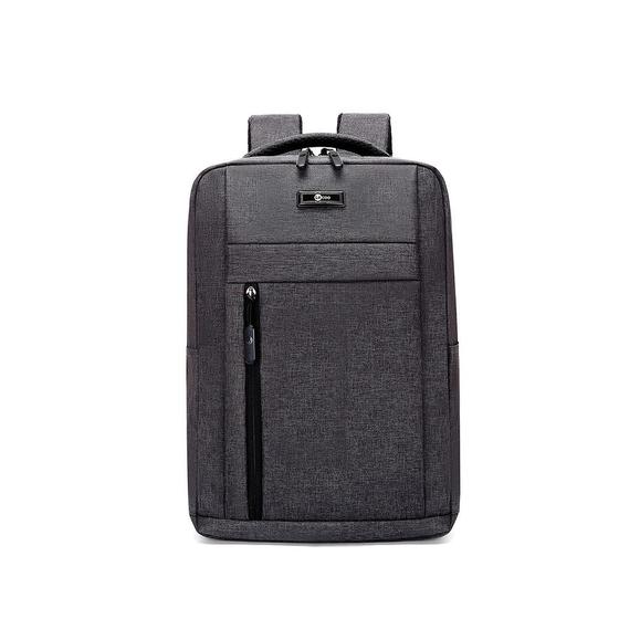 Imagem de Mochila para Notebook Lecoo 15.6", Resistente a Umidade e Respingos de Água, Cinza - BG01
