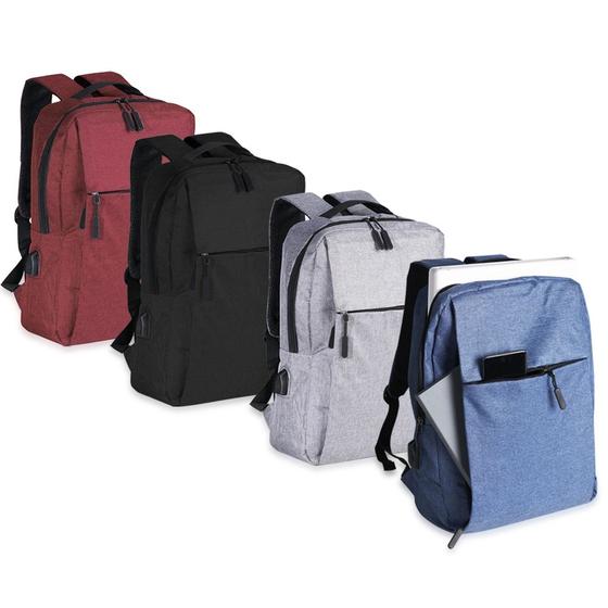 Imagem de Mochila Para notebook Viagem Escola  de Nylon USB 21L.