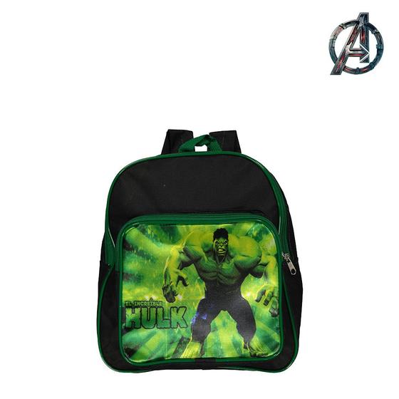 Imagem de Mochila Pequena Escolar Juvenil Hulk De Costas