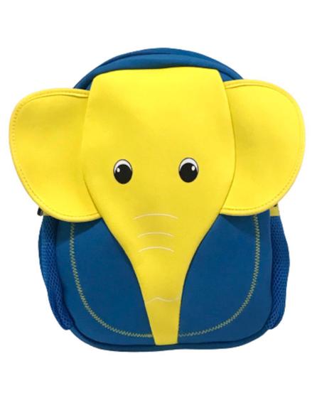 Imagem de mochila pequena infantil em neoprene zoo kids elefante