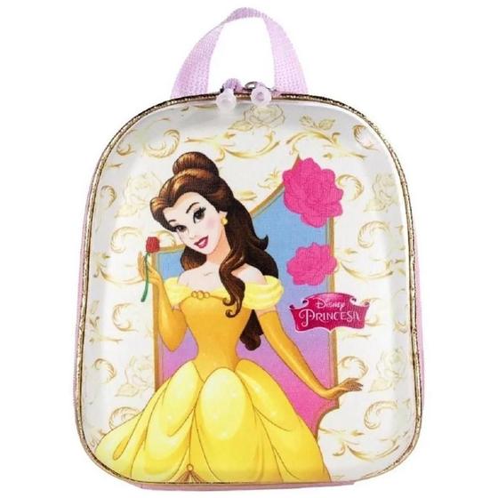 Imagem de Mochila Pequena Maxtoy 3D Princesa Bela