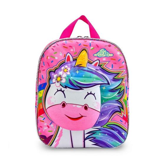 Imagem de Mochila Pequena Maxtoy Cute Unicorn Sweet Rosa