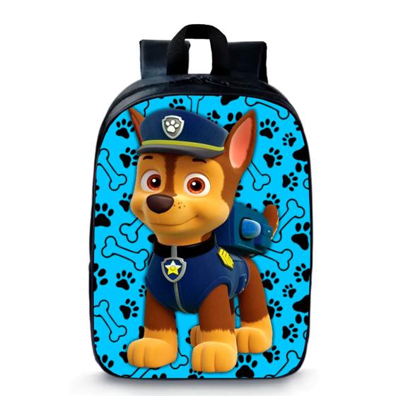 Imagem de Mochila Pequena Pré-escolar Cachorrinhos Pet Patrulha Novidade Canina Oferta Chase