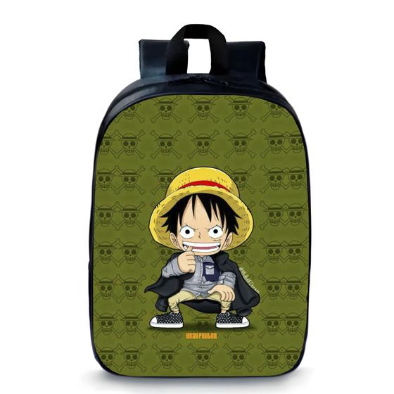 Imagem de Mochila Pequena Pré-escolar Personagem Pirata Anime  Novidade