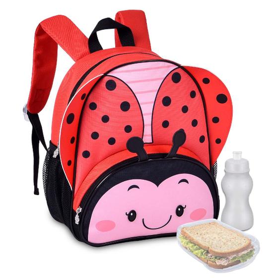 Imagem de Mochila Pets Feminina Infantil Bichinhos Zoo Escolar Animais