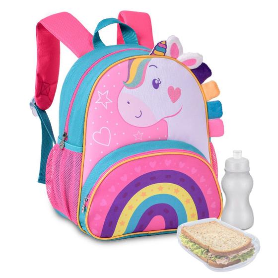 Imagem de Mochila Pets Feminina Infantil Bichinhos Zoo Escolar Animais