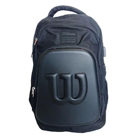 Mochila Poliéster Wilson Masculina Zíper Porta Notebook Bolsas e