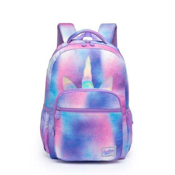 Imagem de Mochila Polo One Infantil Unicórnio Feminina Escolar Reforçada