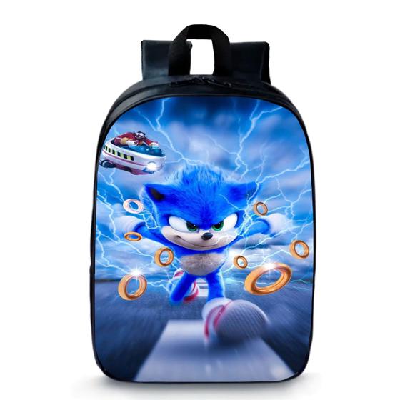 Imagem de Mochila Pré Escolar Pequena Infantil Creche Super Sonic Novidade 59