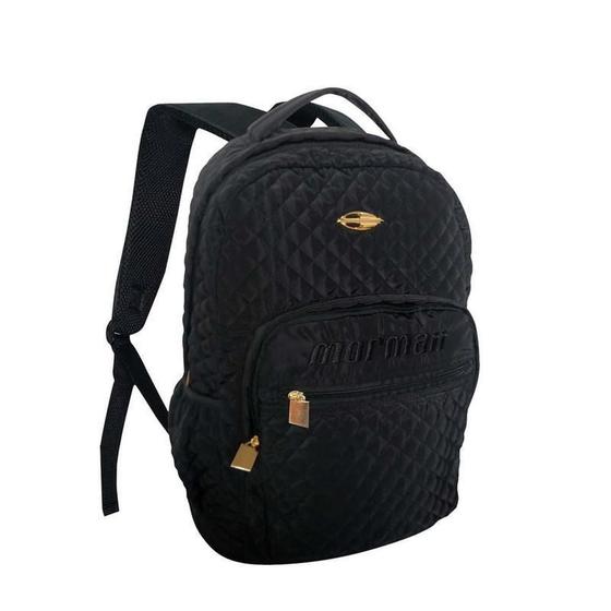 Mochila Preta Juvenil Poliéster Mormaii Menor preço em Mochila Preta Juvenil Poliéster Mormaii