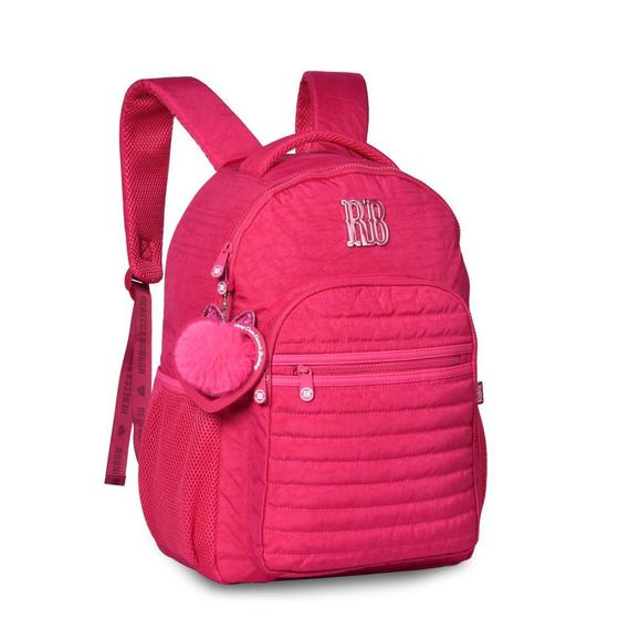 Imagem de Mochila rebecca bonbon 17 de costas com chaveiro duplo matelasse crinkle rb24041