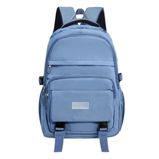 Mochila Reforçada Casual Impermeável Notebook Alça Costa Bolsa Média Escolar Faculdade Cursinho Trabalho Resistente Espaçosa - Meimi Amores Imagem de Mochila Reforçada Casual Impermeável Notebook Alça Costa Bolsa Média Escolar Faculdade Cursinho Trabalho Resistente Espaçosa