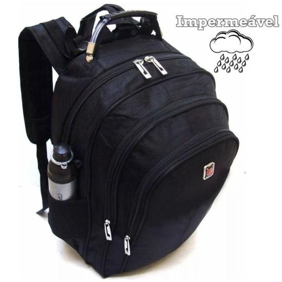 Mochila Reforçada Executiva Preta Masculino/Feminino - L.A Menor preço em Mochila Reforçada Executiva Preta Masculino/Feminino - L.A