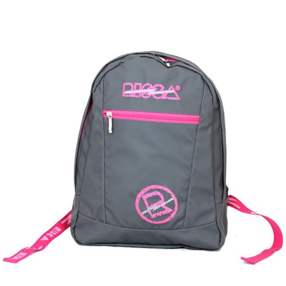 Mochila Risca Emborrachada Chumbo com Pink 9003 - Mochilas - Magazine Luiza