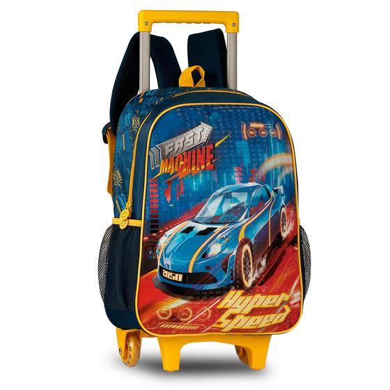 Imagem de Mochila Rodas Carrinho Fast Machine Clio c/ Alça de Costas