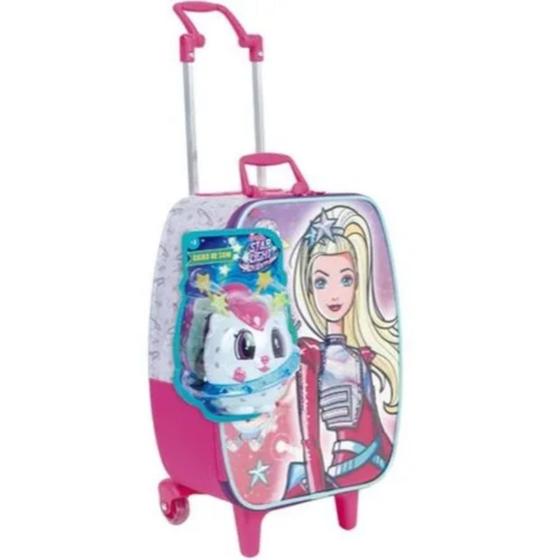 Imagem de Mochila Rodinha Barbie Aventura Nas Estrelas E Caixa de Som