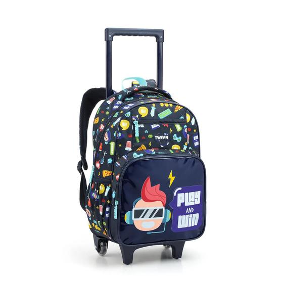 Mochila Rodinha Carrinho Play And Win Video Game Seanite Menor preço em Mochila Rodinha Carrinho Play And Win Video Game Seanite
