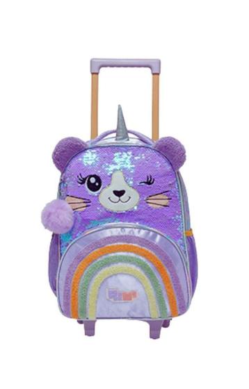 Imagem de Mochila Rodinha G Escolar Pack Me Sweet Uni Panda Leopardo