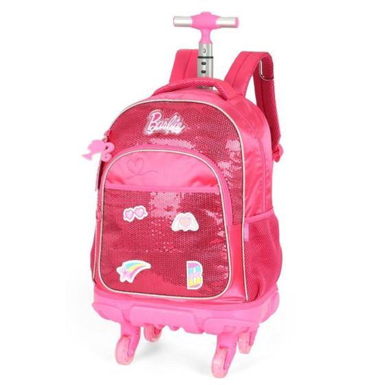 Imagem de Mochila Rodinha Juvenil Barbie By Luxcel Ref 47702