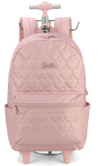 Mochila Rodinha Juvenil Barbie - Matelasse - Luxcel Imagem de Mochila Rodinha Juvenil Barbie - Matelasse