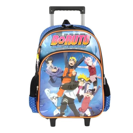 Imagem de Mochila Rodinha Luxcel Boruto Azul 