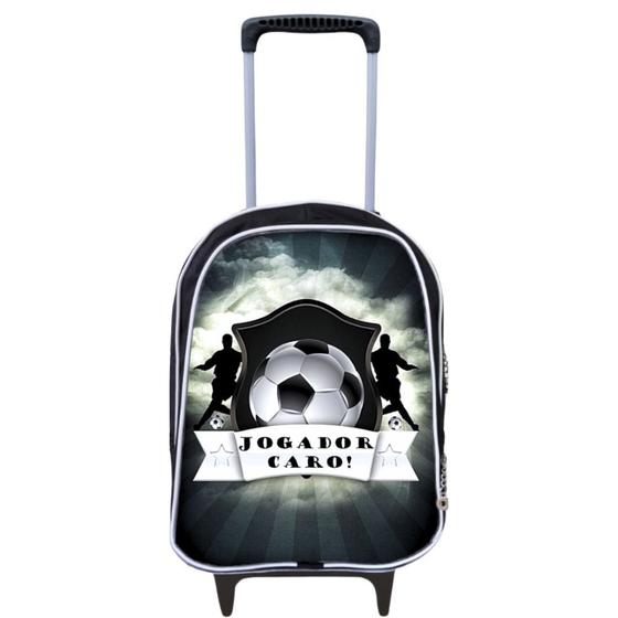 Imagem de Mochila Rodinha Masculina Infantil Escolar Reforçada e Grande