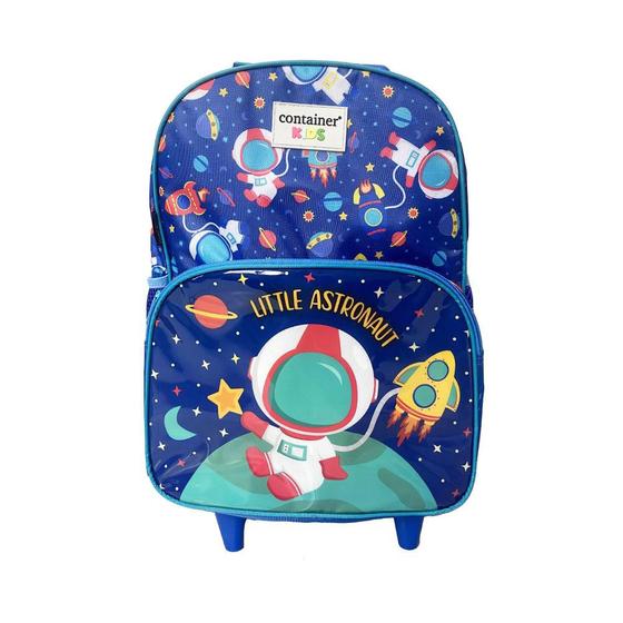 Imagem de Mochila Rodinhas Container Kids Astronauta Azul Dermiwil