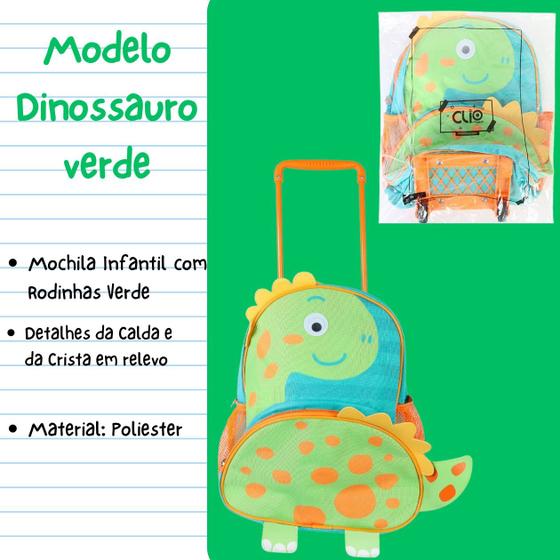 Imagem de Mochila Rodinhas Infantil Clio Pets Bichinhos Menino Menina