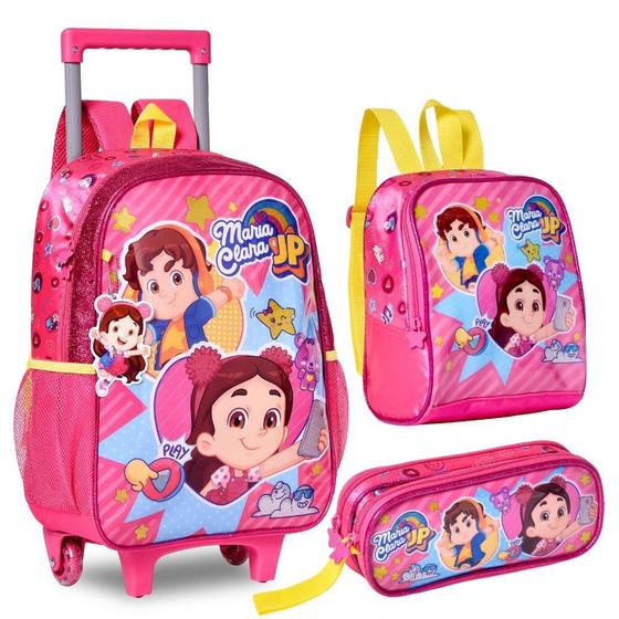 Imagem de Mochila Rodinhas Maria Clara e JP Rosa JP24056K - Clio Style