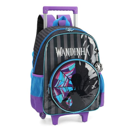 Imagem de Mochila Rodinhas Oficial WANDINHA ADDAMS preto Luxcel