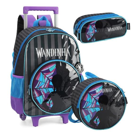 Imagem de Mochila Rodinhas WANDINHA ADDAMS Preto - Luxcel