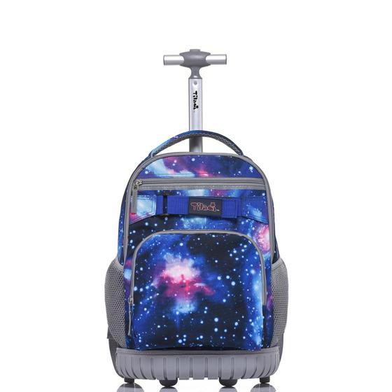 Imagem de Mochila rolante Tilami Galaxy para laptop de 18 polegadas para meninos/meninas