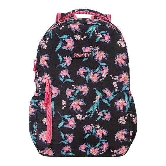 Imagem de Mochila Roxy Bloom Preto com Rosa