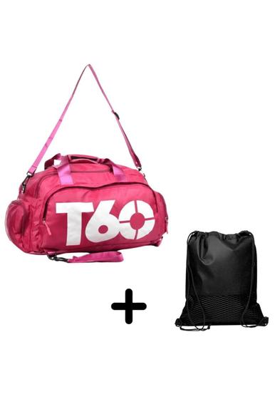 Imagem de Mochila Saco + Bolsa Para Academia Esporte Fitness Treino Gym Sport Multifuncional Kimono Bolso Para Tênis Kit