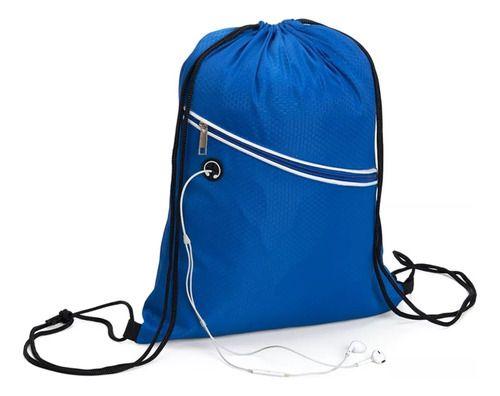 Imagem de Mochila Saco Unissex Esporte Academia Viagem C/ Entrada Fone