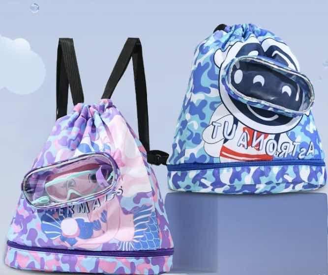 Imagem de Mochila Sacola Bolsa Infantil Impermeavel Nataçao Piscina