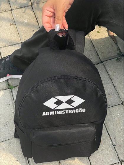 Imagem de Mochila Small ADMINISTRAÇÃO Bolsa Escolar Trabalho Viagem Mala Faculdade Fut masculina feminina .