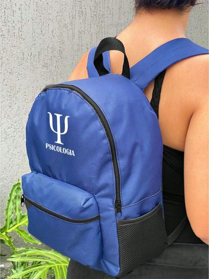 Imagem de Mochila Small PSICOLOGIA Bolsa Escolar Trabalho Viagem Mala Faculdade Fut masculina feminina .