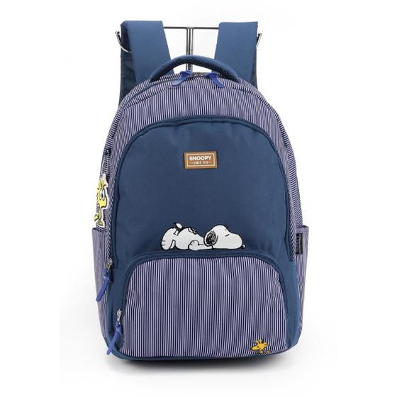 Imagem de Mochila Snoopy Com Divisão Para Notebook Azul