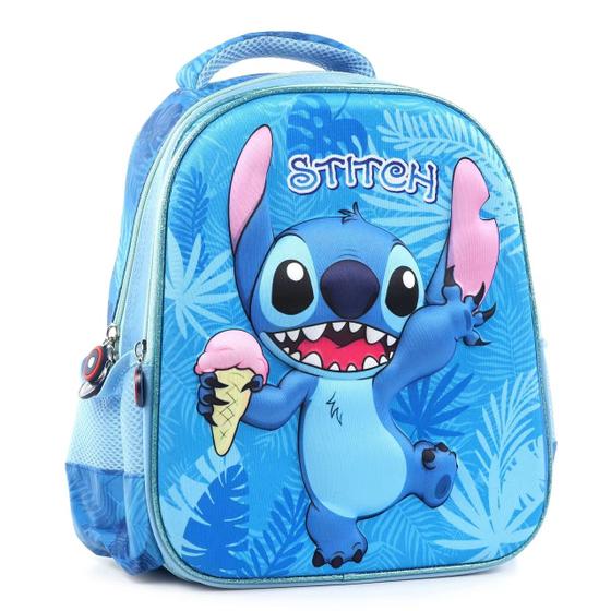 Imagem de Mochila Stitch Escolar Femenina E Masculina Infantil 3d