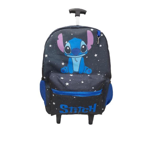 Imagem de Mochila Stitch Escolar Infantil Com Rodinhas