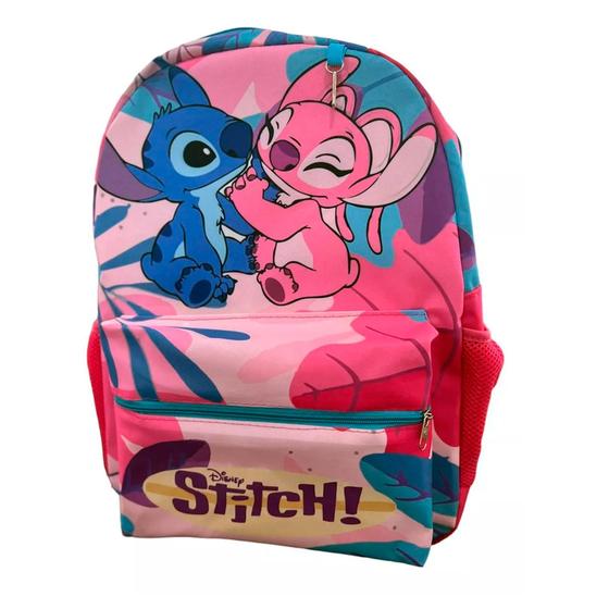 Imagem de Mochila Stitch Feminina de Costas Escolar Juvenil