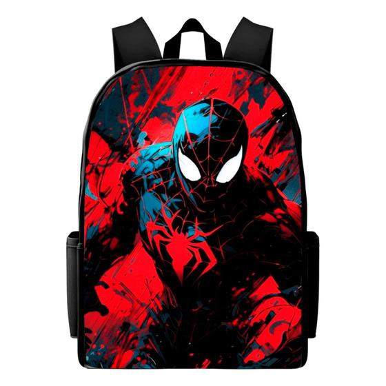 Imagem de mochila super heroi homem aranha bolsa infantil meninos