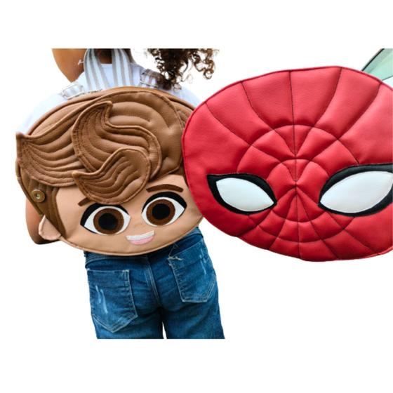 Imagem de Mochila Super Herói Homem Aranha Mochila Para Menino Mochila Para Passeio